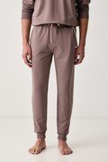 HUGO spodnie lounge męskie z bawełną NOAH PANTS pomarańczowe regular waist 50566158