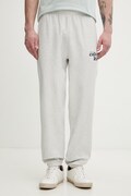 Calvin Klein Jeans спортен панталон мъжки с памук сив LV04LG216G
