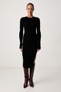 Patrizia Pepe sukienka bodycon z wiskozą czarna 2A0044 KK032