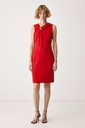 Calvin Klein sukienka czerwona gładka LV044H003G