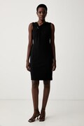Calvin Klein sukienka czarna gładka LV044H003G