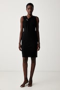 Calvin Klein sukienka czarna gładka LV044H003G