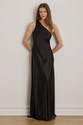 Lauren Ralph Lauren sukienka asymetryczna czarna gładka 253P14047