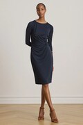 Lauren Ralph Lauren sukienka granatowa gładka 200P14033