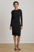 Lauren Ralph Lauren sukienka czarna gładka 200P14033
