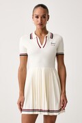 Guess sukienka rozkloszowana z wiskozą MARILYN biała W6BK98 Z2277