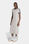 adidas Originals šaty bavlnené s elastanom sivé s logom KS4764