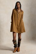 Polo Ralph Lauren sukienka bawełniana brązowa 211B22153