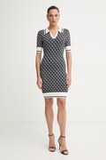 Guess рокля с вискоза LISE тъмносиня W6YK32 Z0963