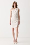 Guess sukienka LIVIA beżowa gładka W6YK28 W2938