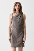 Guess vestito LIVIA marrone liscio W6YK28 W2938