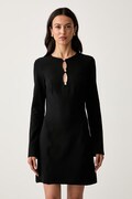 Guess rochie evazată CLAUDIE neagră simplă W6YK16 K4369