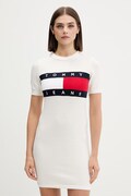 Tommy Jeans svetrové šaty bavlnené béžové DW0DW22853