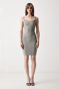 Marciano by Guess sukienka bodycon z wiskozą ELLA zielona gładka G6YK40 Z1082