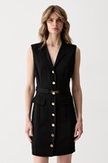 Marciano by Guess σεμιζιέ με μαλλί RASHIDA μαύρο απλό G6YK29 W3213