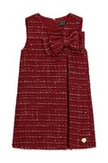 Guess sukienka rozkloszowana bordowa K6BK09 W3994