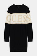 Guess sukienka z bawełną czarna J6BK06 Z1295