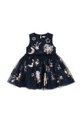 Konges Sløjd sukienka princeska YVONNE DRESS GRS granatowa KS106332
