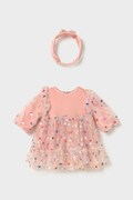 Mayoral Newborn розкльошена сукня рожева 2828