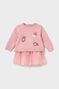 Mayoral Newborn rochie din două piese roz 2820