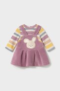 Mayoral Newborn сукня з бавовною фіолетова 2803