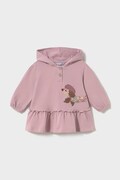 Mayoral vestito in cotone con elastan violetto con motivo di animali 2937