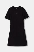 Guess priliehavé šaty s viskózou čierne s potlačou J6YK22 K5179