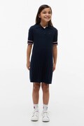 Tommy Hilfiger sukienka letnia bawełniana granatowa w paski KG0KG09505