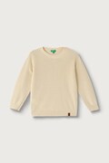 United Colors of Benetton sweter dziecięcy bawełniany beżowy 1ZOJC10AD