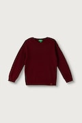 United Colors of Benetton sveter detský bavlnený burgundský 1ZOJC10AD