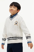 Tommy Hilfiger sweter dziecięcy bawełniany x Peanuts biały KS0KS00763
