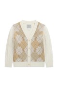 Guess kardigan dziecięcy z dodatkiem wełny beżowy N6BR05 Z1395