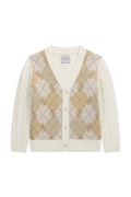 Guess kardigan dziecięcy z dodatkiem wełny beżowy N6BR05 Z1395