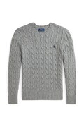 Polo Ralph Lauren πουλόβερ παιδικό μάλλινο γκρί 323877728004
