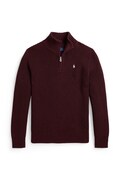 Polo Ralph Lauren sweter dziecięcy bawełniany bordowy 323B26119004