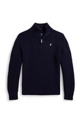 Polo Ralph Lauren pulover za djecu od pamuka mornarsko plavi 323B26119002