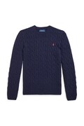 Polo Ralph Lauren πουλόβερ παιδικό μάλλινο σκούρο μπλε 323877728001