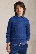 Polo Ralph Lauren пуловер за деца от памук син 323702674517