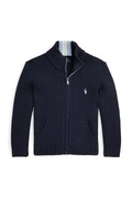 Polo Ralph Lauren pulover za djecu od pamuka crni 322799411025