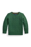 Polo Ralph Lauren pulover otroški bombažen zelen 322702674521