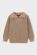 Mayoral sweter dziecięcy bawełniany brązowy 4307