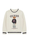 Guess sweter dziecięcy beżowy N6YR06 Z0903
