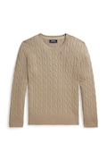 Polo Ralph Lauren pulover otroški bombažen bež 323702674513