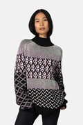 Kari Traa sweter damski z dodatkiem wełny SMEKKER czarny 624031