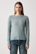 Mos Mosh sweter damski z wełną Sophia szary 183530