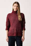 Mos Mosh sweter damski z wełną Thora pomarańczowy 175400