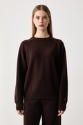 MC2 Saint Barth sweter damski wełniany brązowy DELP001