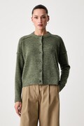 Scotch & Soda kardigan damski z dodatkiem wełny zielony U9B01799T