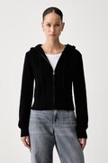 Guess Jeans kardigan damski z dodatkiem wełny czarny W6BR13 Z1256