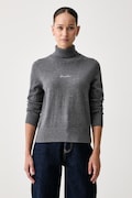 Guess Jeans гольф жіночий з додаванням шовку сірий W6BR03 Z1246